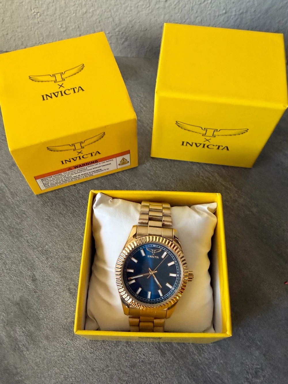 Invicta Gold Watch 40mm Men’s new